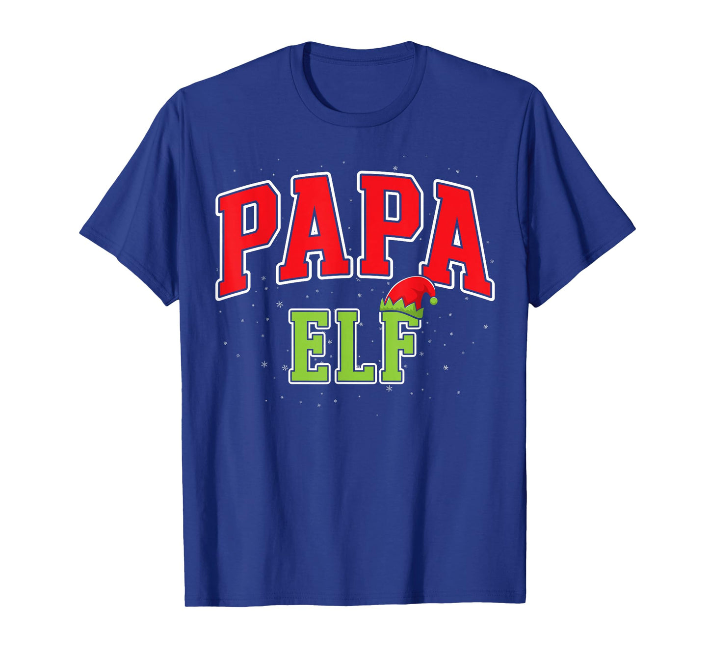 Papa Elf Christmas Family Matching Group Xmas Father T-Shirt