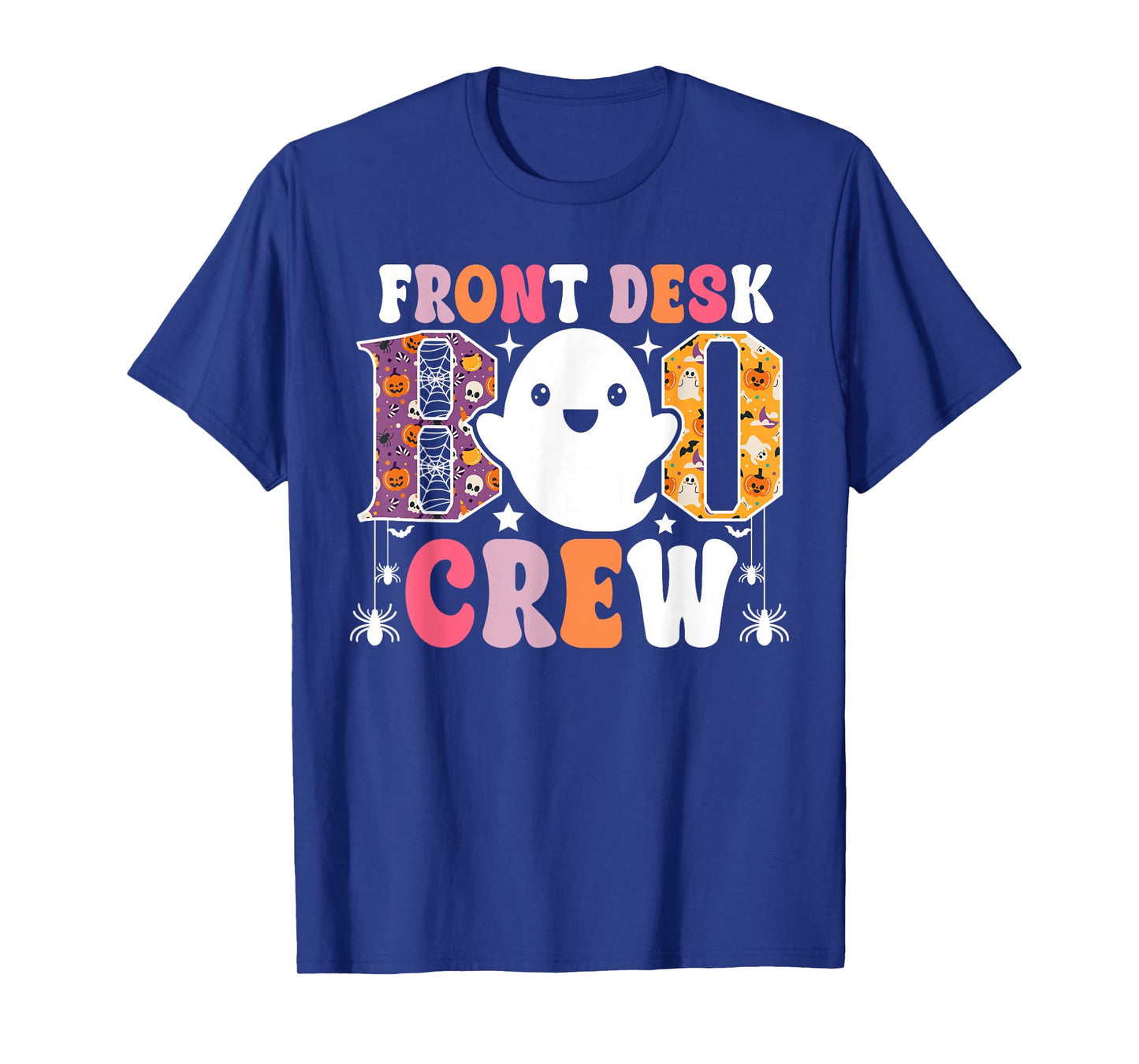 Front Desk Boo Crew Funny Ghost Halloween Receptionist T-Shirt