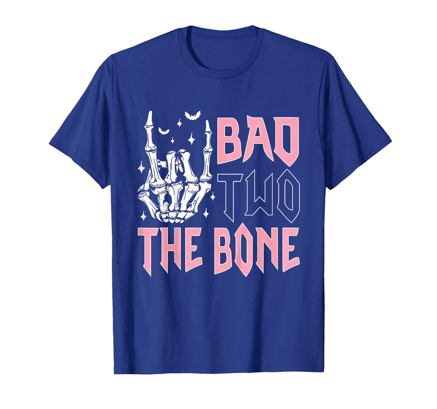 Bad Two The Bone Party Decorations 2 Years Old Birthday Kids T-Shirt
