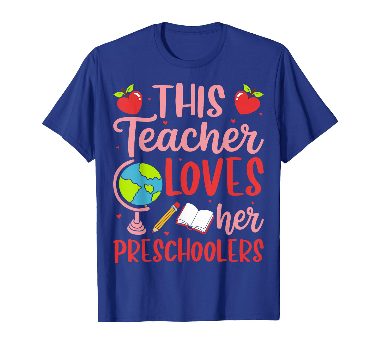 This Teacher Loves Her Preschoolers Valentine’s Day T-Shirt