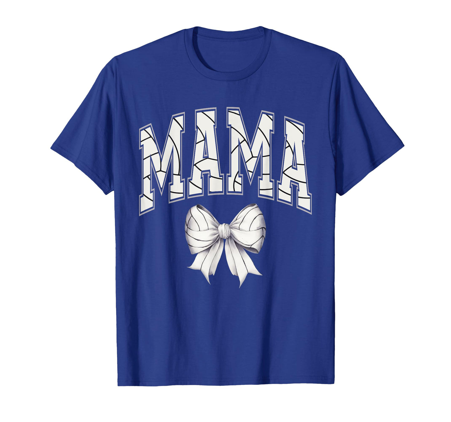 Volleyball Mama Shirt Volleyball Mom Coquette Bow Game Day T-Shirt