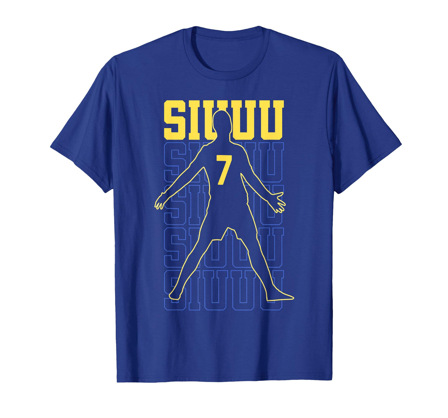 Siuuuu Funny Soccer Present for Soccer Lovers Fans Kids Boys T-Shirt