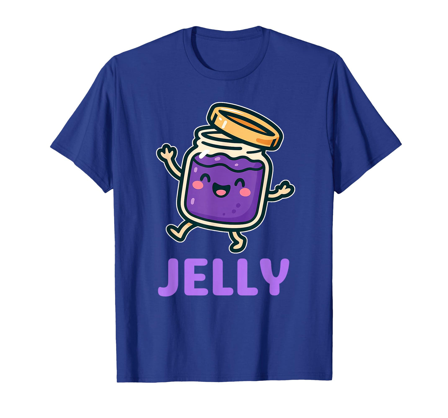 Jelly Jar Peanut Butter Matching Couples Halloween Costume T-Shirt