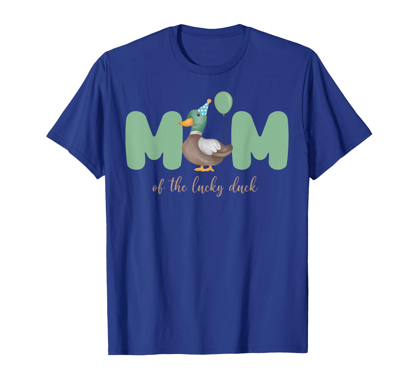 Mom of The Birthday Boy One Lucky Duck 1st Birthday Family T-Shirt