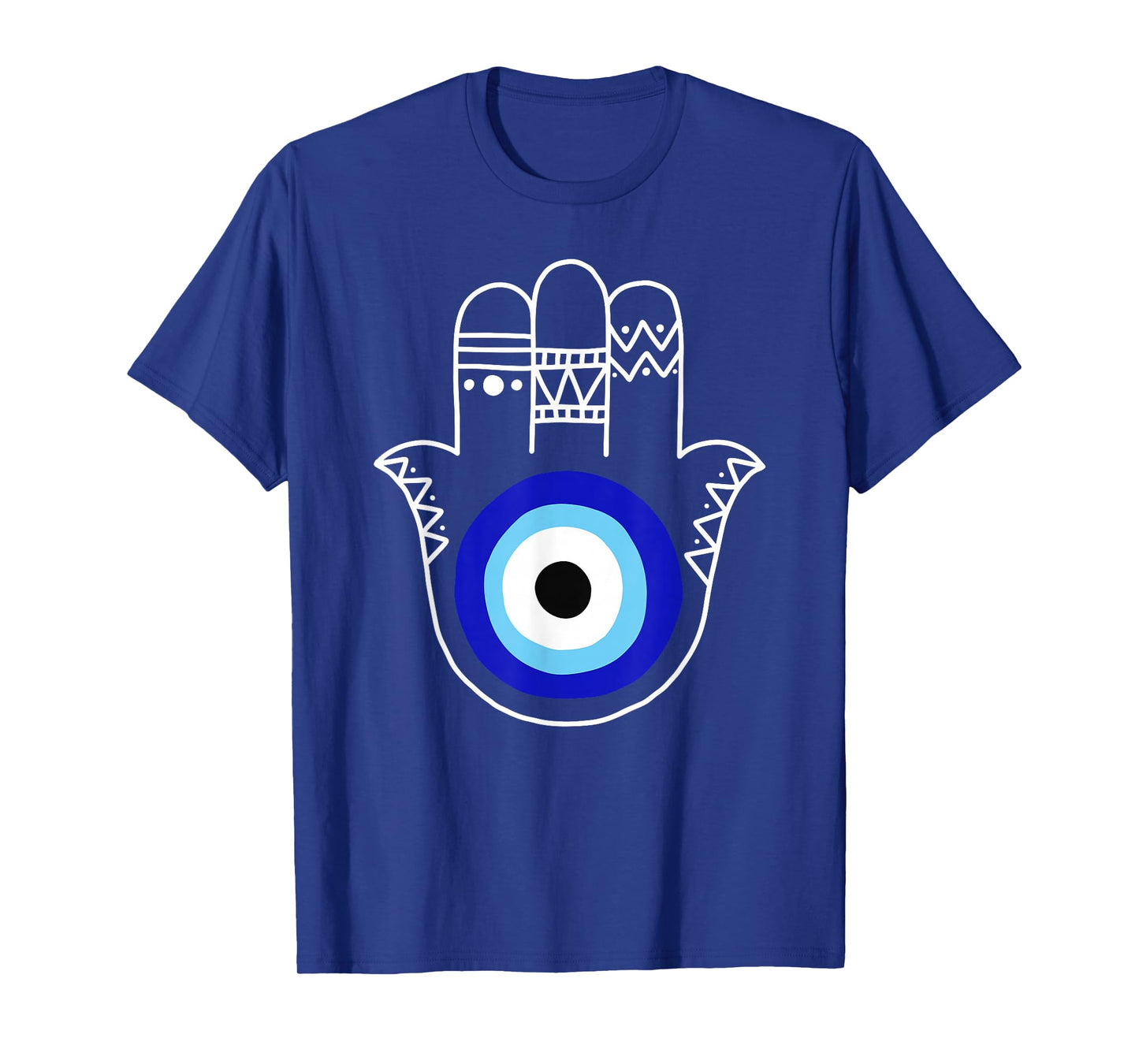 Hand of Hamsa Evil Eye Curse Protection Nazar Mati Evil Eye T-Shirt