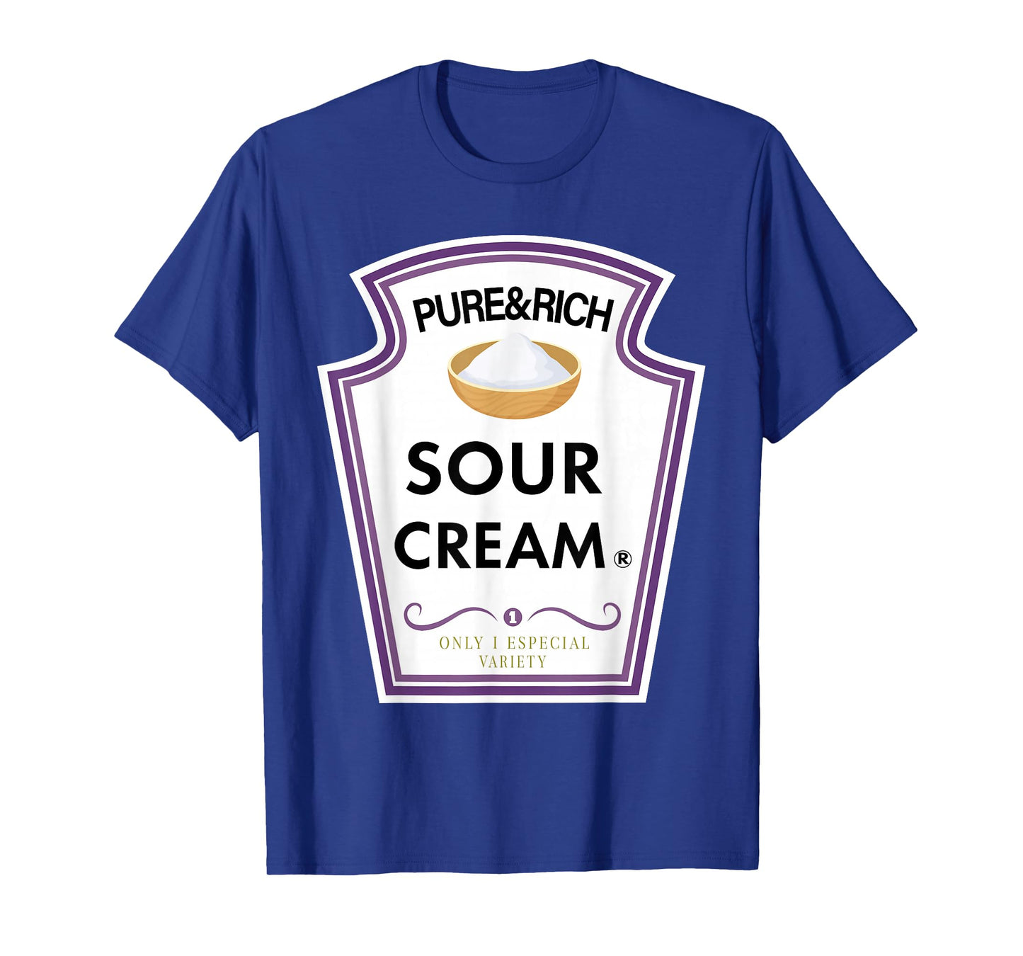 Funny Sour Cream Group Condiment Family Halloween Costume T-Shirt