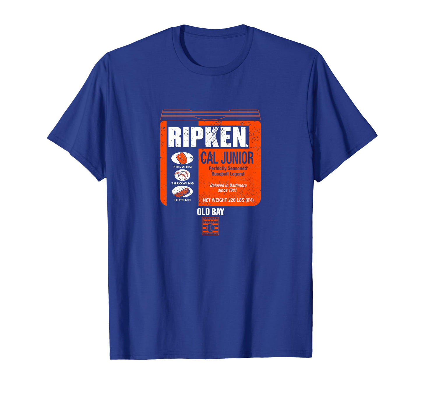 Cal Ripken Jr. - Old Bay Can - Baltimore Baseball T-Shirt