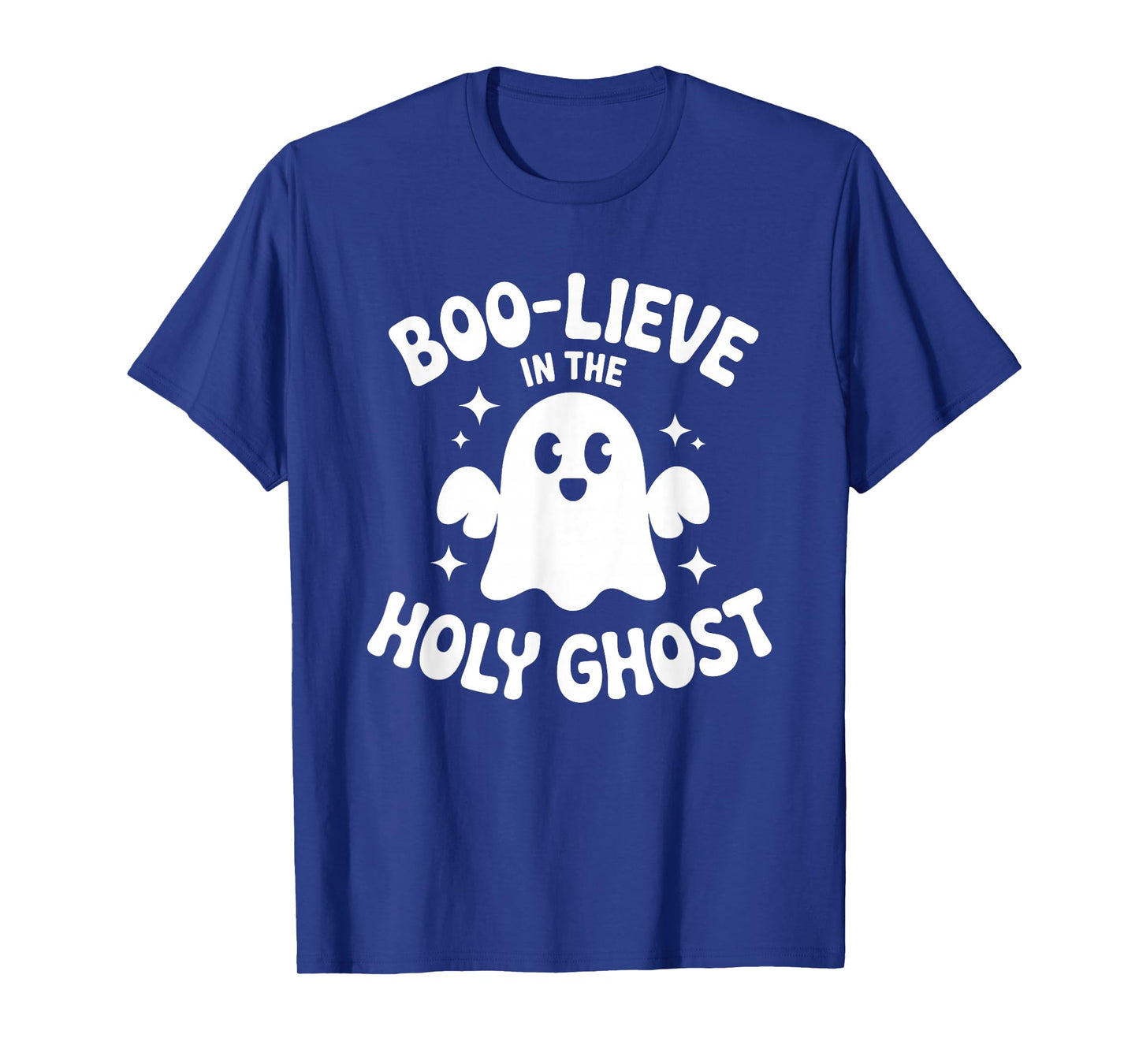 Boo-Lieve in The Holy Ghost Christian Halloween T-Shirt