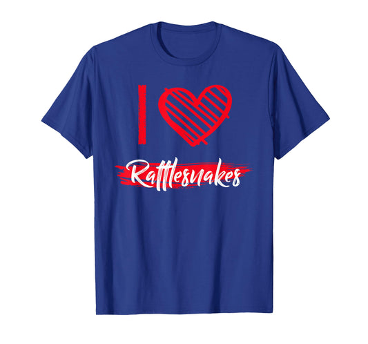 I Love Rattlesnakes T-Shirt I Heart Rattlesnakes T-Shirt