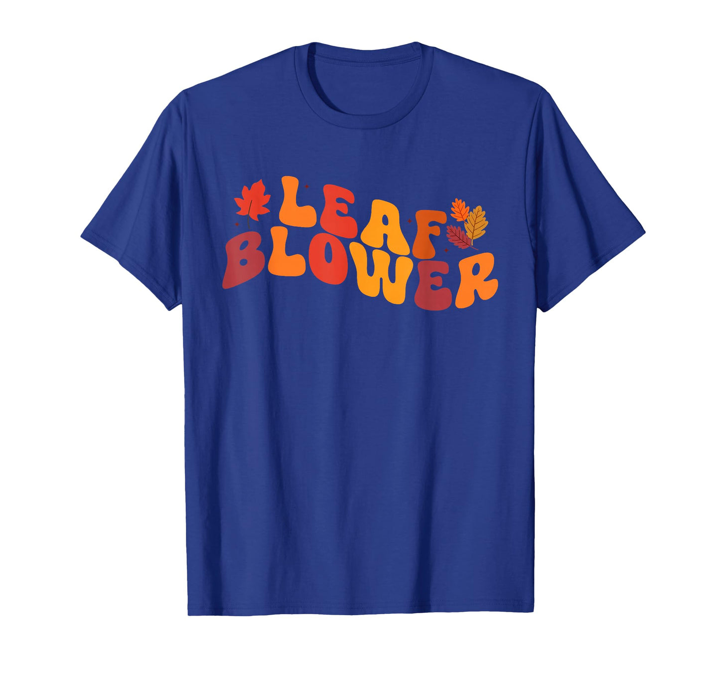 Funny Leaf Blower Fall Costume Couple Halloween Matching T-Shirt