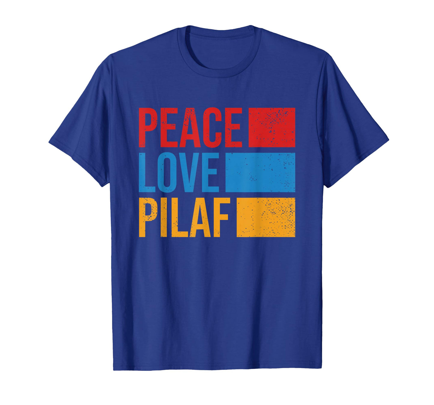 Peace Love Pilaf Armenian Flag Funny Retro Vintage Armenia T-Shirt