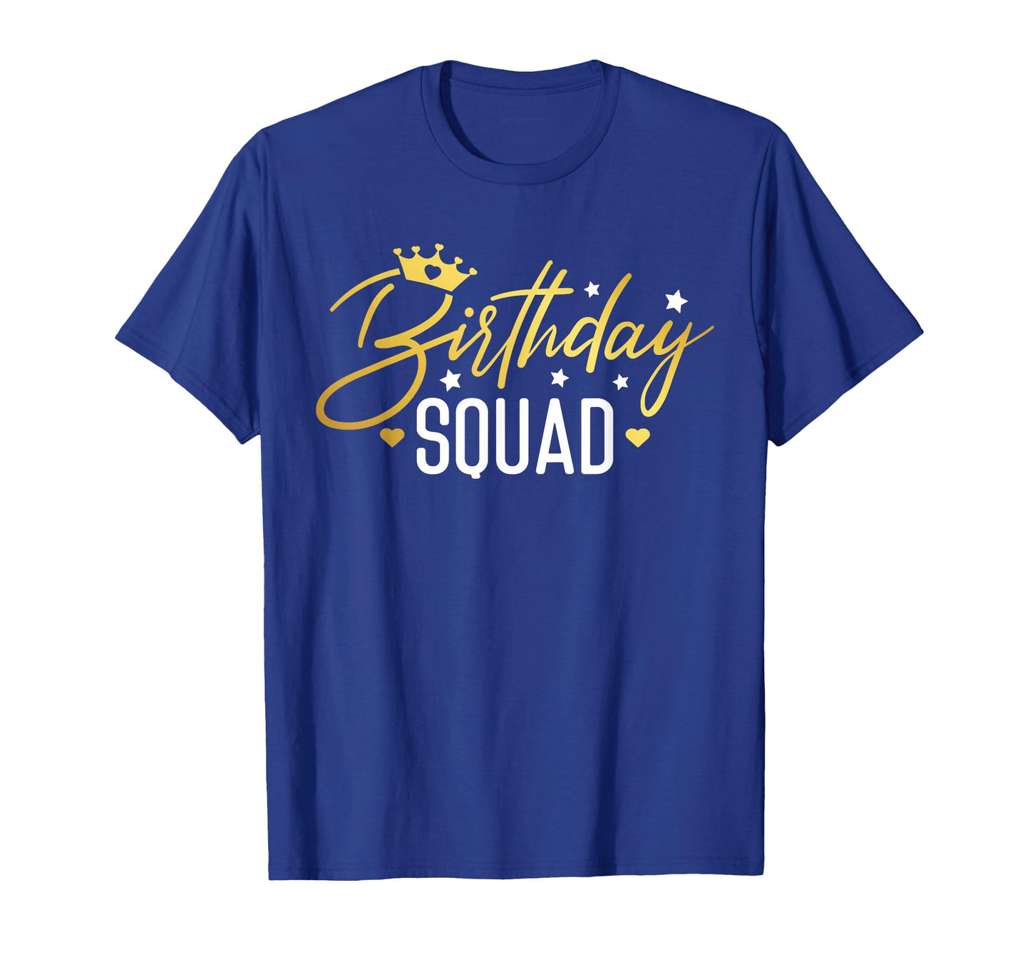Birthday Squad Party Matching Family Group Funny Birth Team T-Shirt