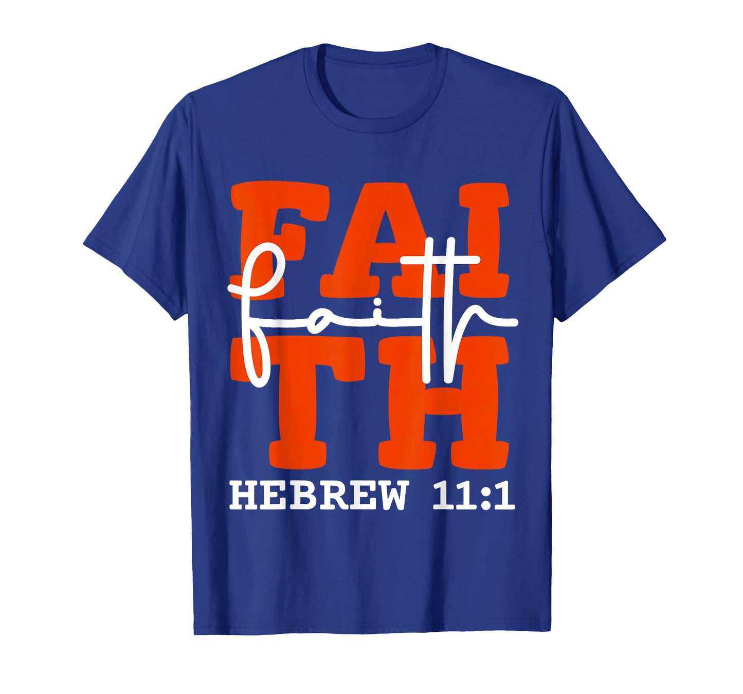 Faith Christian Design Inspired by Bible Verse Hebrews 11:1 T-Shirt