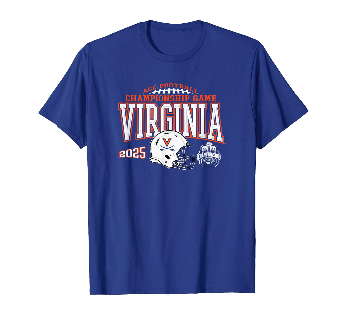 Virginia Cavaliers Acc Championship 2025 Football Navy T-Shirt
