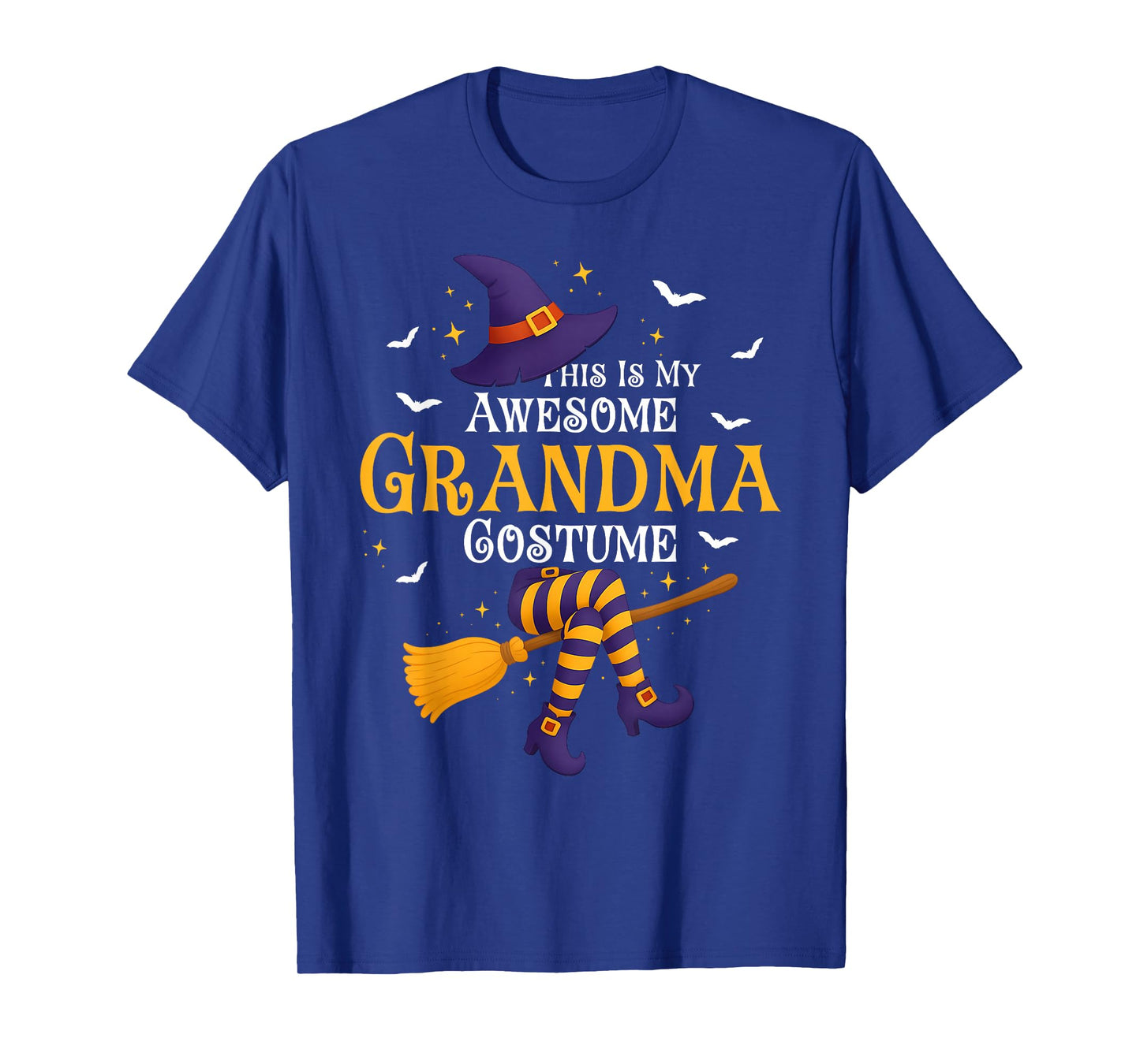 This is My Awesome Grandma Costume Halloween Witch Women T-Shirt
