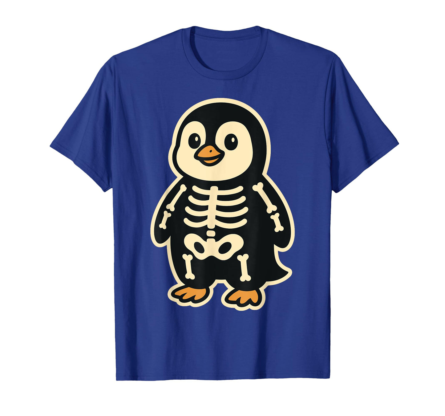 Funny Penguin Skeleton Costume for Kids Boys Girls Halloween T-Shirt