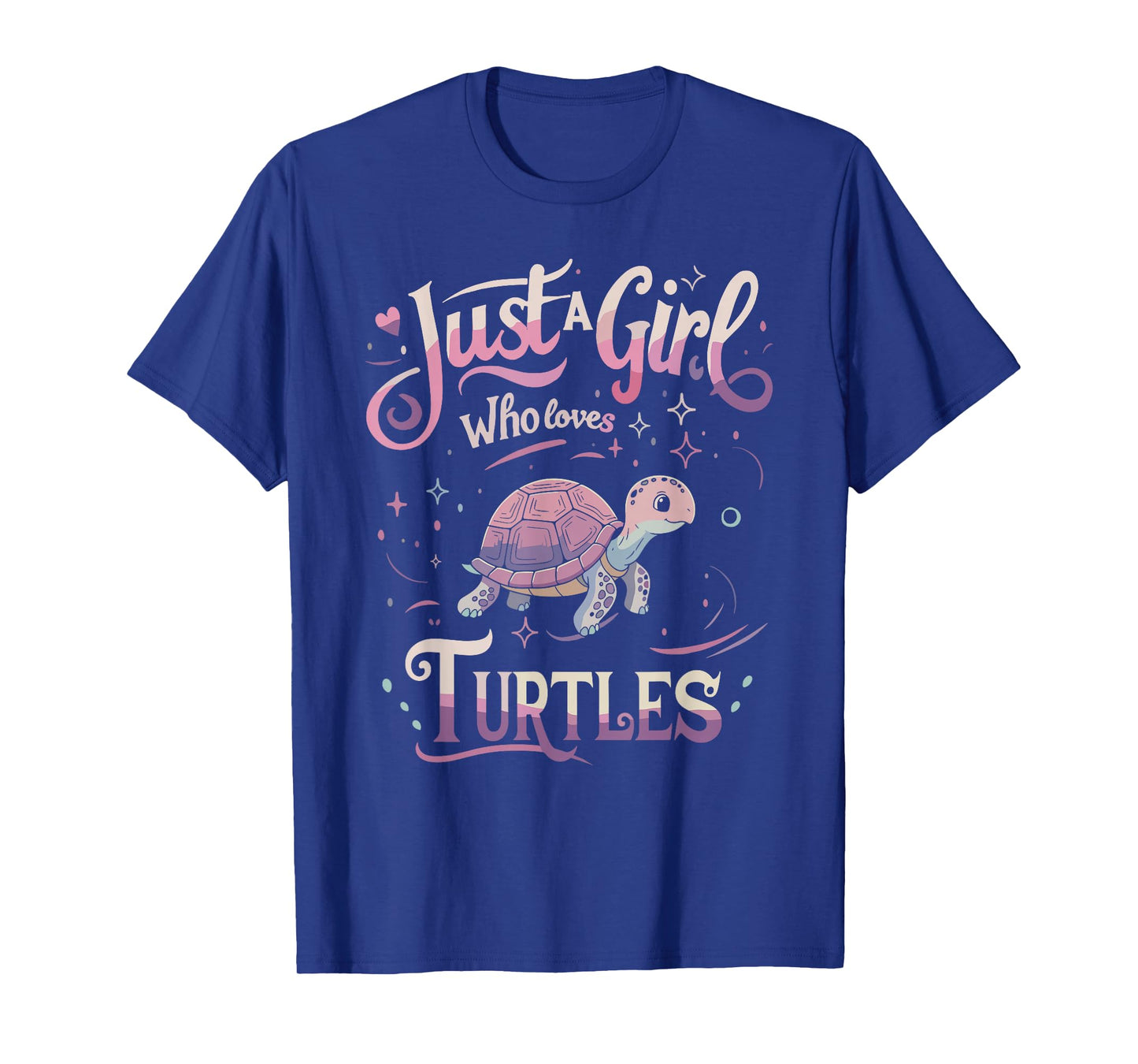 Turtle Cute Girl Men Women T-Shirts T-Shirt