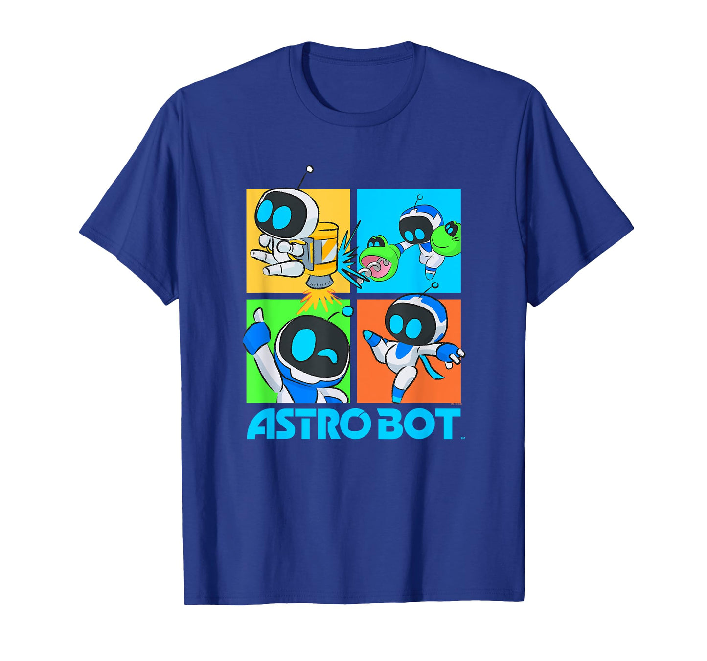 Astro Bot Rescue Mission Fighting Pose Video Game T-Shirt