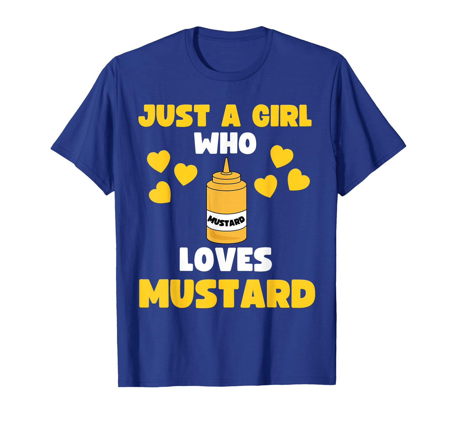 Just A Girl Who Loves Mustard Hot Dog Kids Toddler 5T 4T 3T T-Shirt