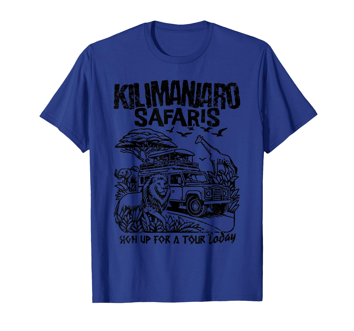 Family Journey to Kilimanjaro Animal Safari, Theme Park T-Shirt