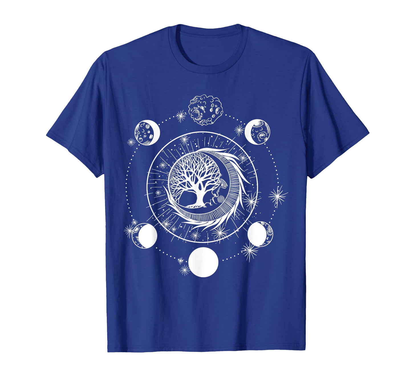 Phases of the Moon Tree of Life Mystical Lovers T-Shirt