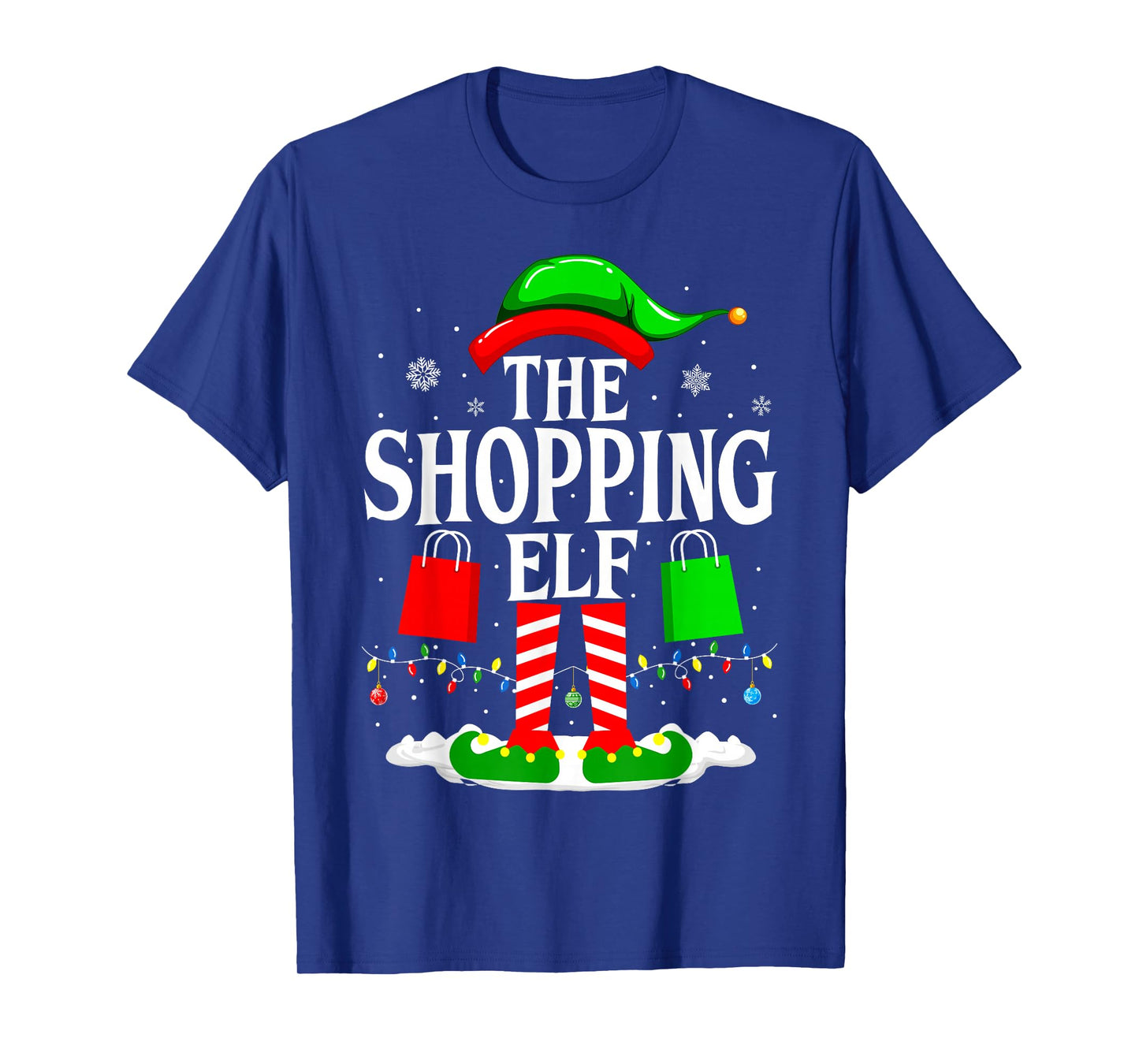 The Shopping Elf Funny Xmas Family matching Christmas T-Shirt