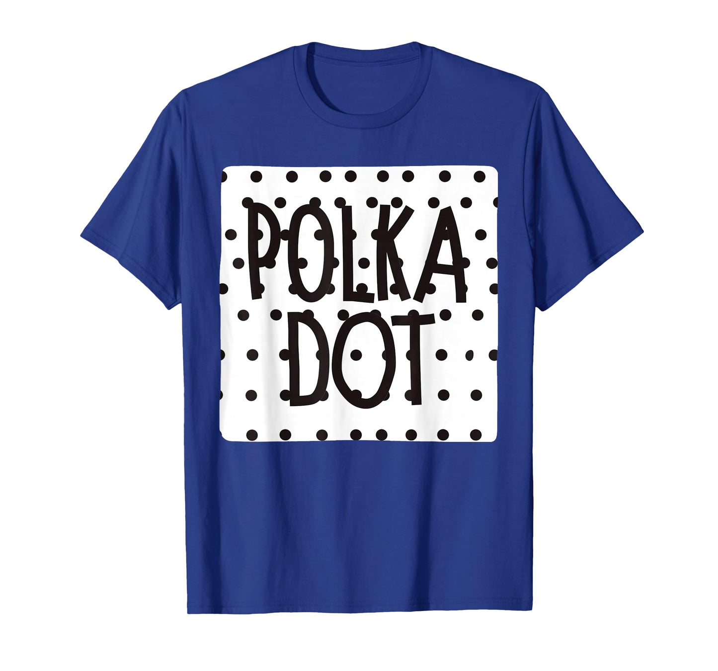 Black white Polka Dot Speech T-Shirt