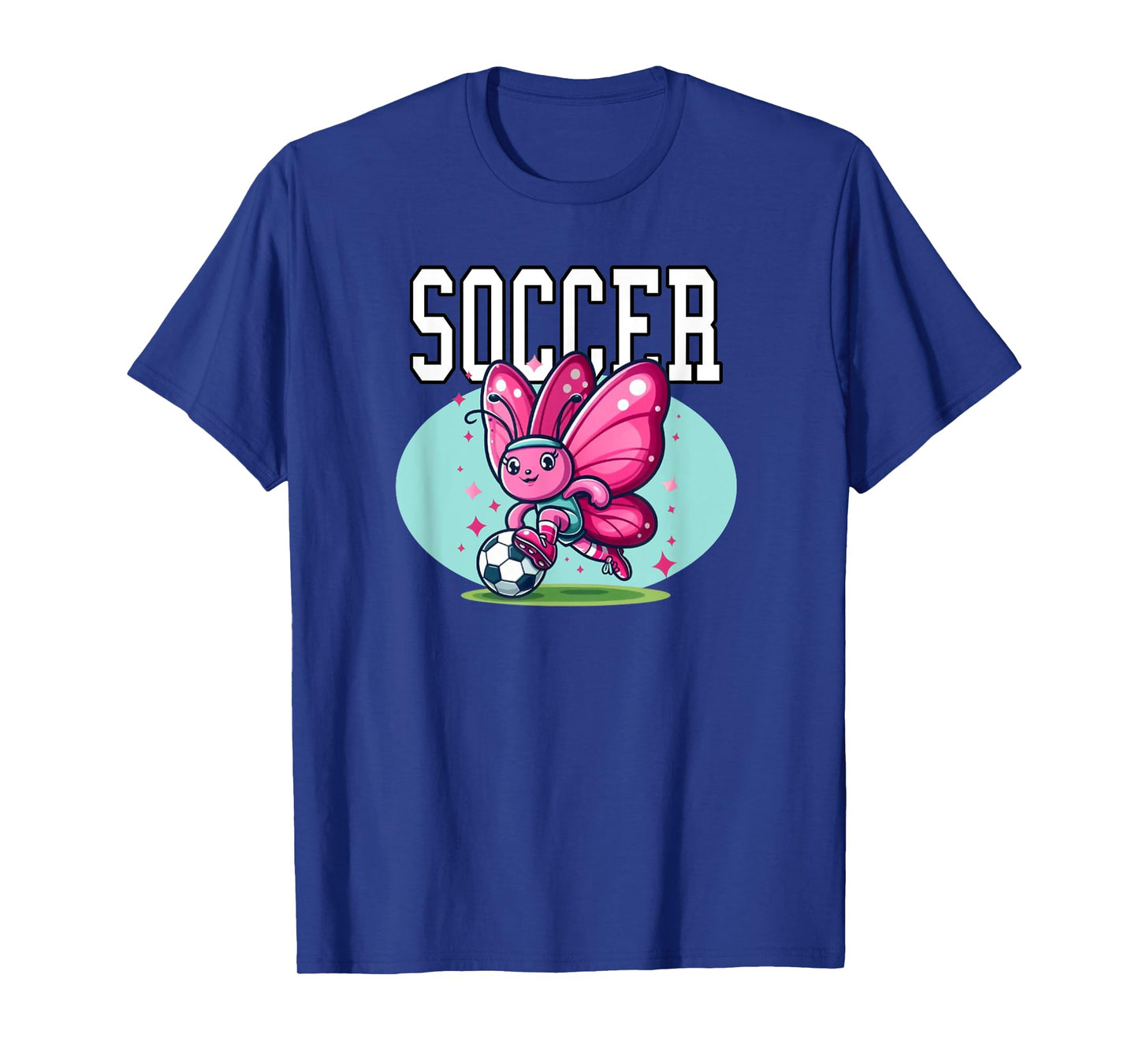 Soccer Butterfly Playing Soccer T-Shirt