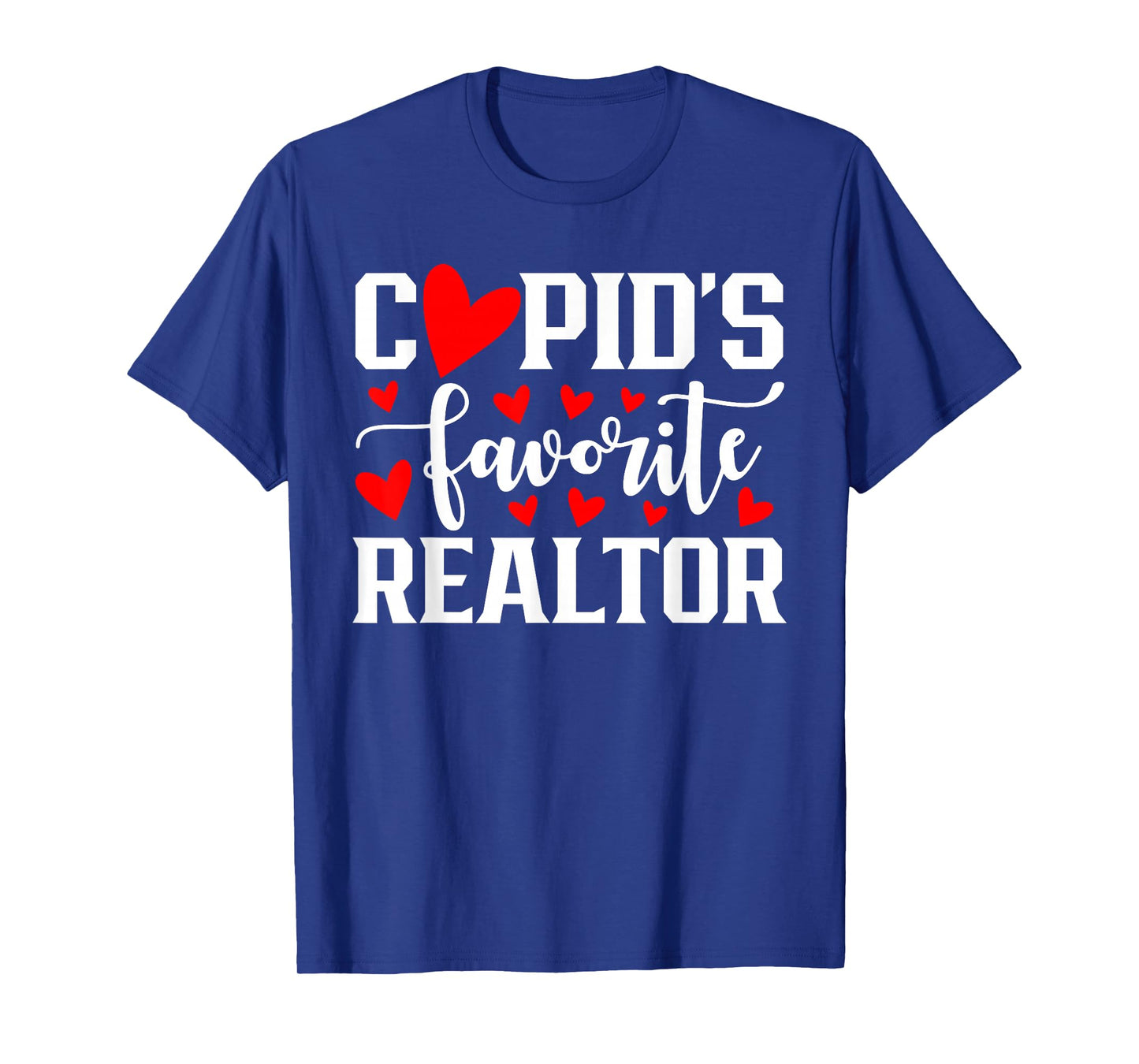 Cupid's Favorite Realtor Cute Heart Valentine's Day T-Shirt