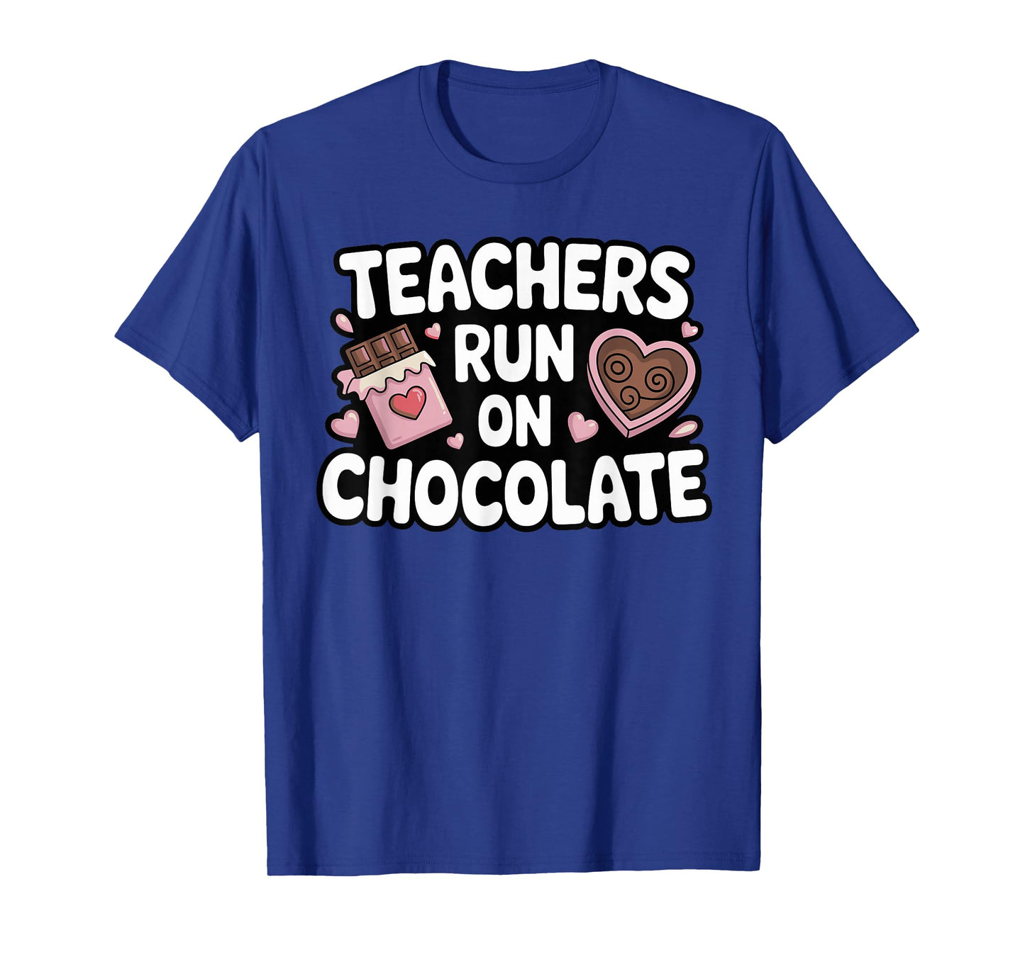 Chocolate Loving Teacher Valentine Day Teacher Appreciation T-Shirt