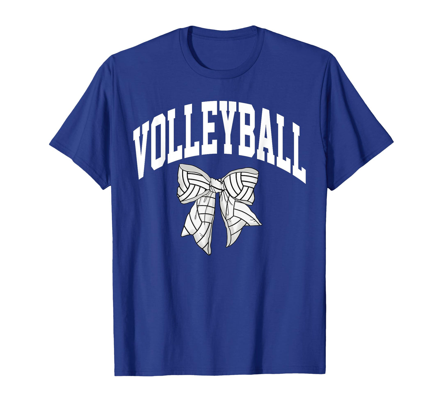 Volleyball Game Day Coquette Bow Volleyball Girls Women T-Shirt