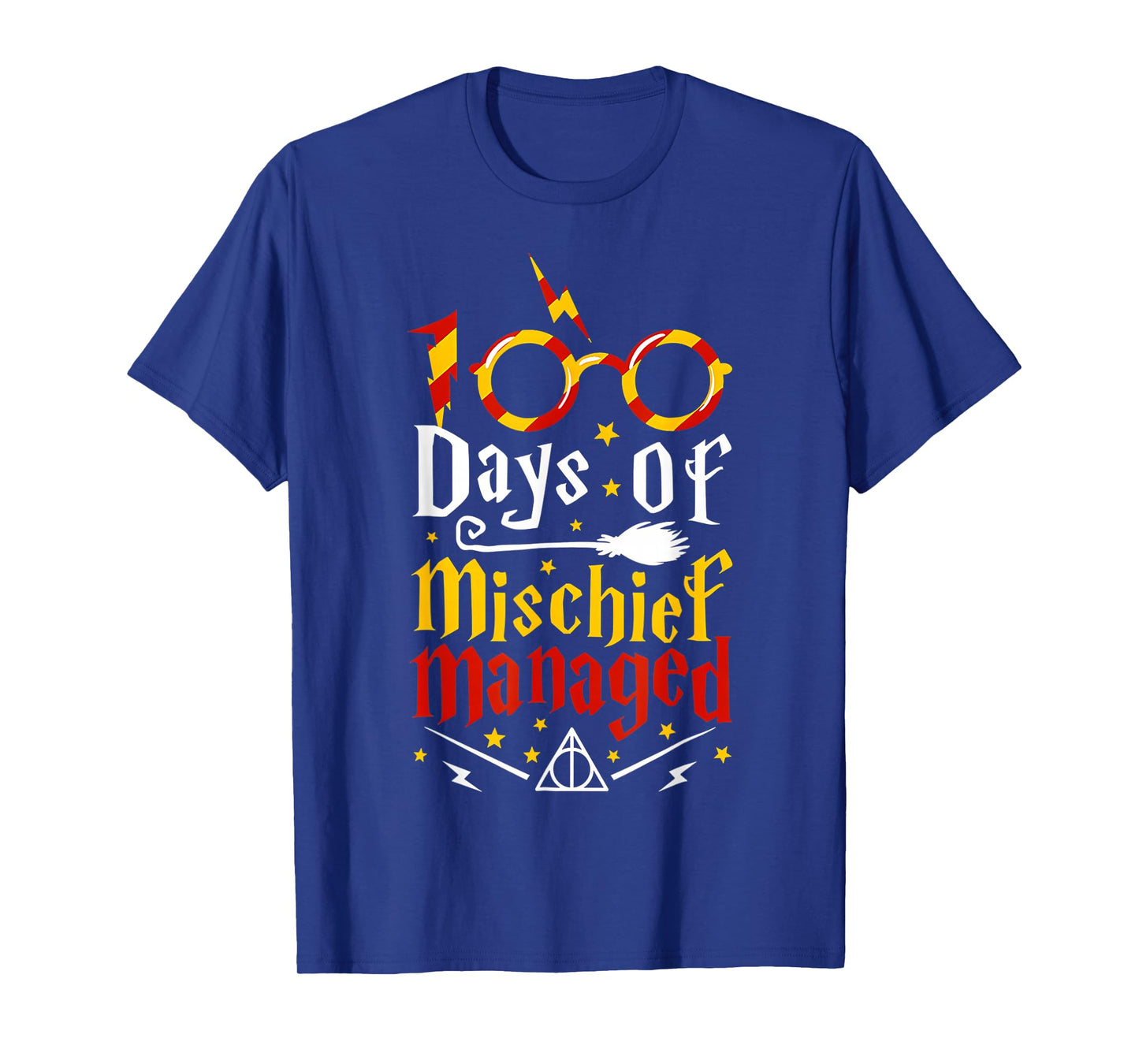 100 Days of Mischief Managed Shirt 100th Day of School Kids T-Shirt