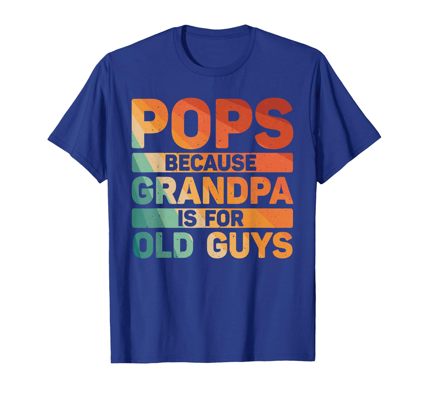 Pops Design For Grandpa From Grandkids Father's Day Pops T-Shirt