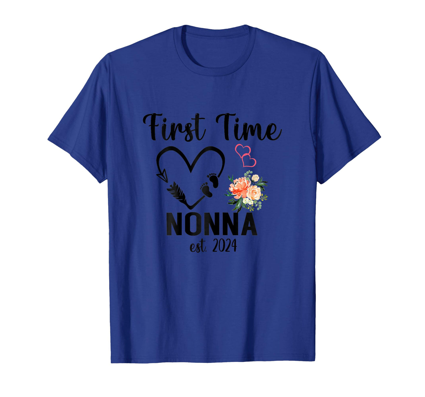 First Time Nonna Est. 2024 Promoted To New Nonna T-Shirt