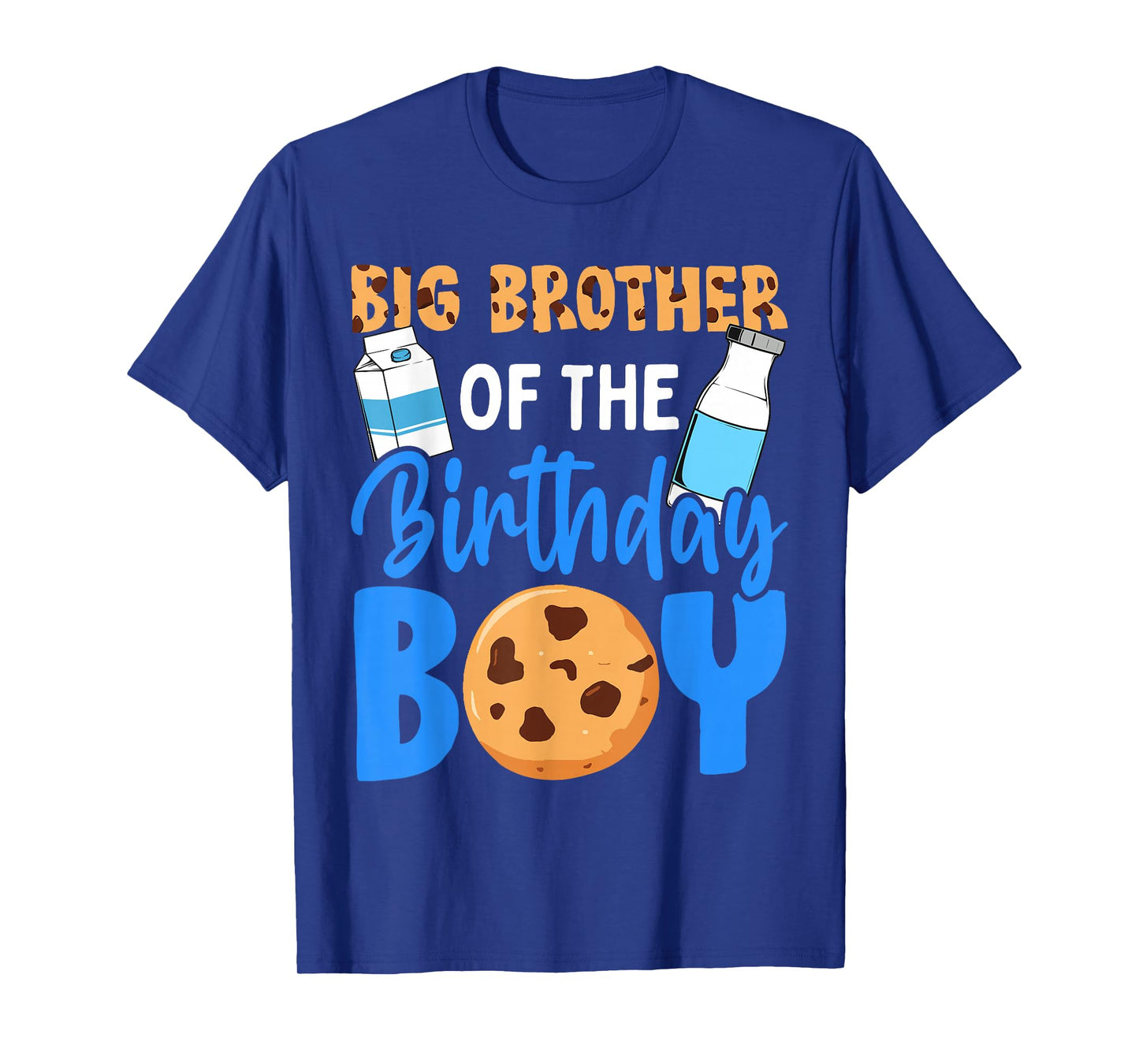 Big Brother of the birthday boy Milk and Cookies 1st T-Shirt