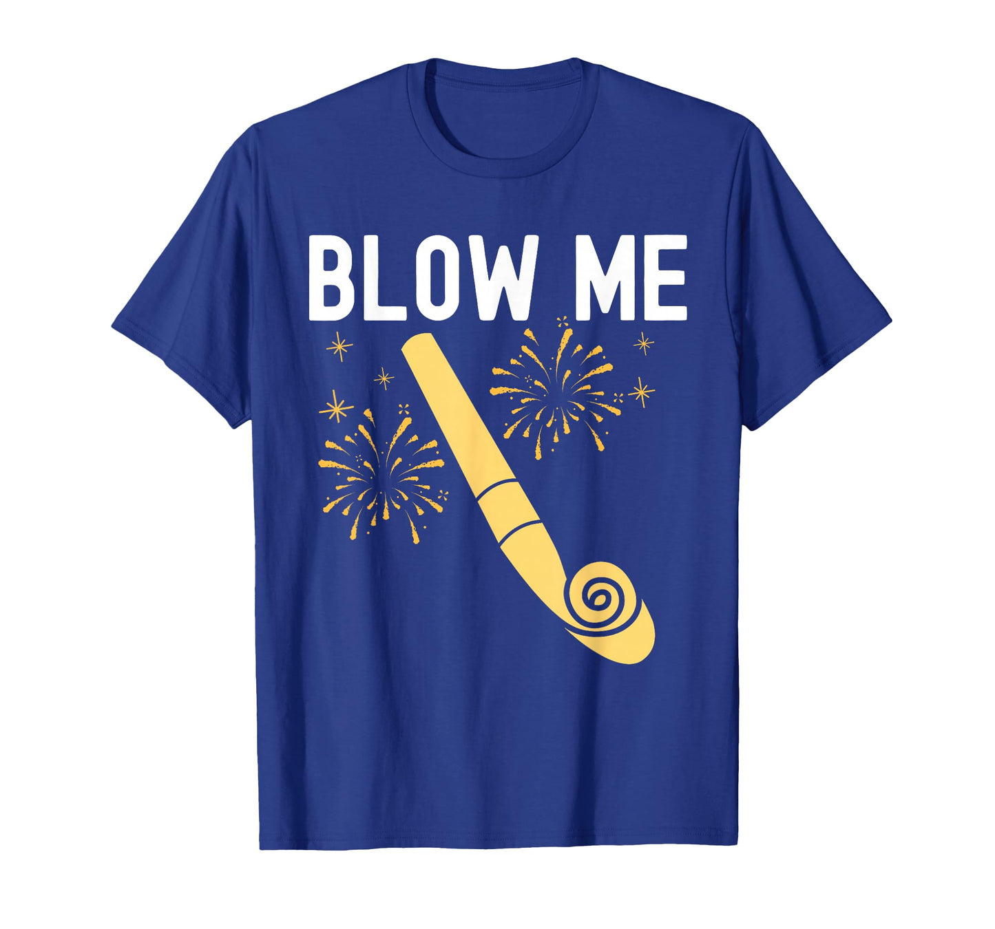 Funny Blow Me Kiss Me Happy New Year Couple Matching T-Shirt