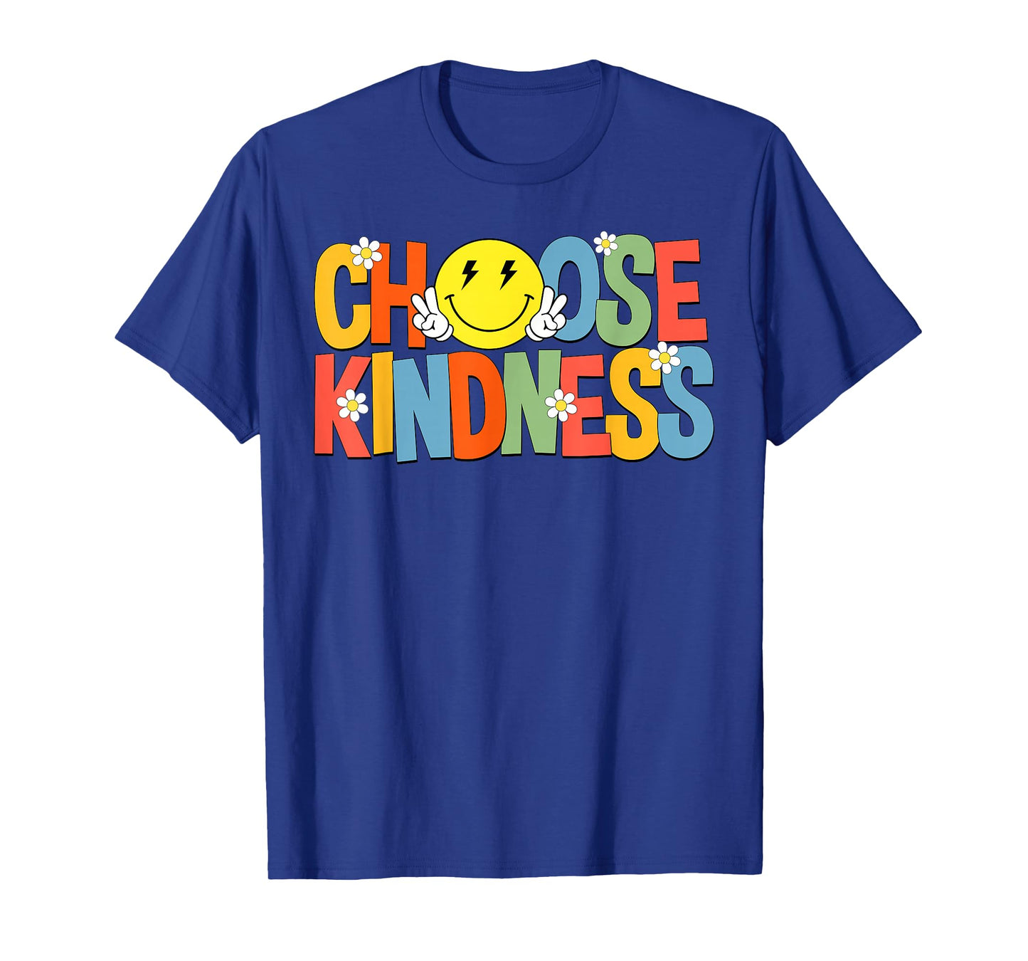 Smile Face Choose Kindness Be Kind Inspirational Kids T-Shirt
