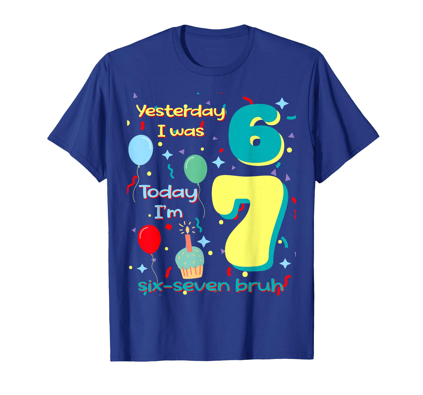 six Seven Meme Birthday T-Shirt