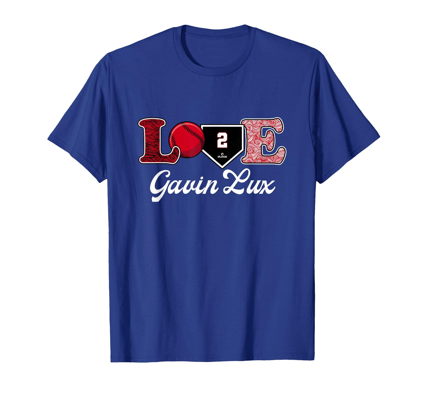 Love Gavin Lux Cincinnati Baseball MLBPA T-Shirt