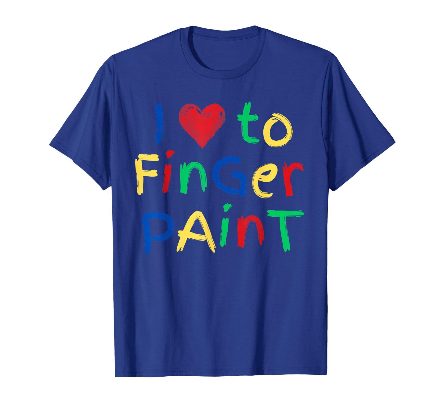 I Heart Love To Finger Paint I'm Paint Funny Couples T-Shirt