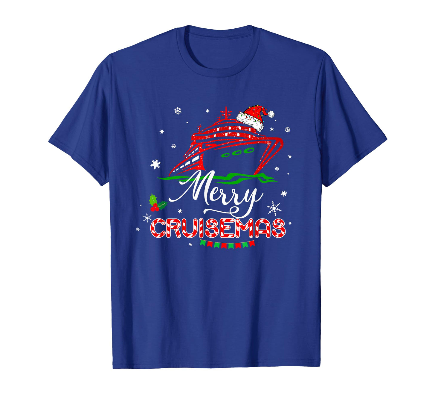 Funny Family Cruise Christmas Merry Cruisemas Boat Trip Xmas T-Shirt