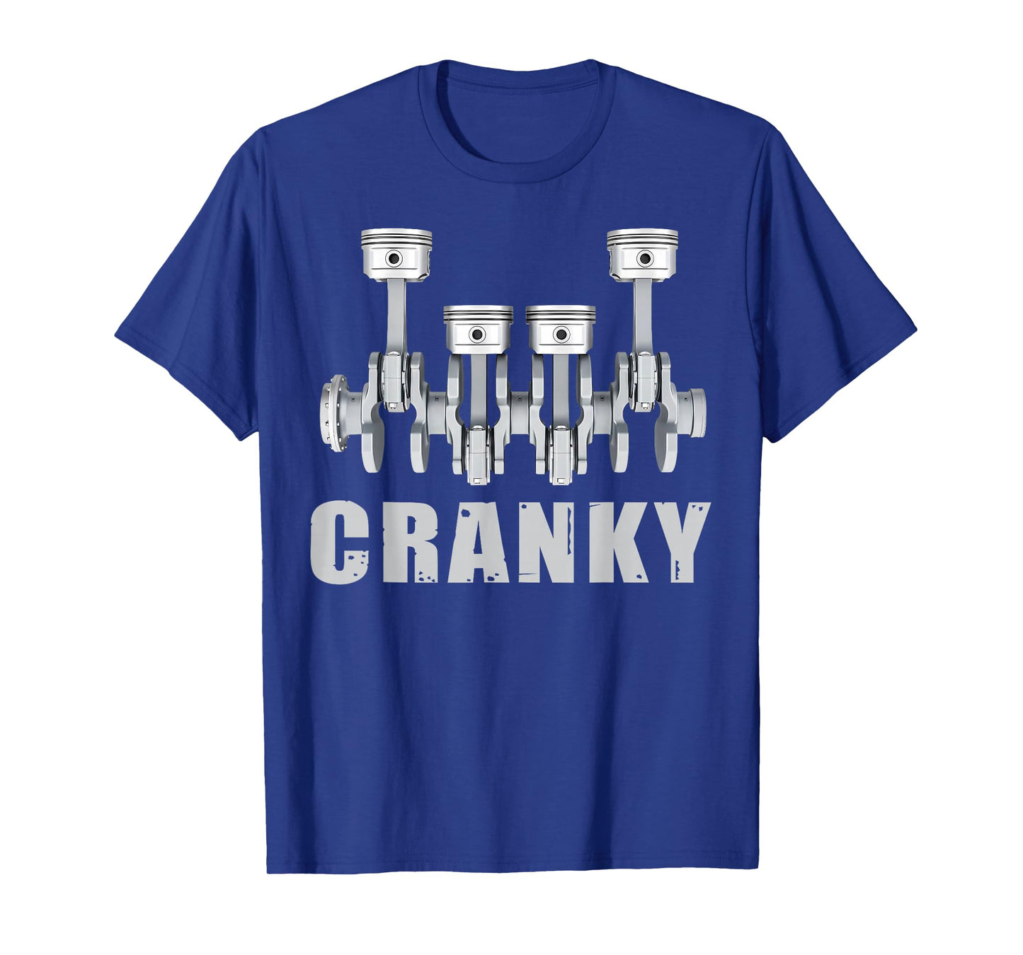 Cranky Car Engine Crankshaft Cars Lover Mechanics Father Day T-Shirt