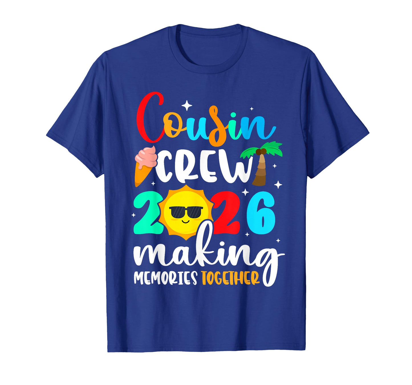 Cousin Crew 2026 Summer Vacation Beach Family Trips Matching T-Shirt