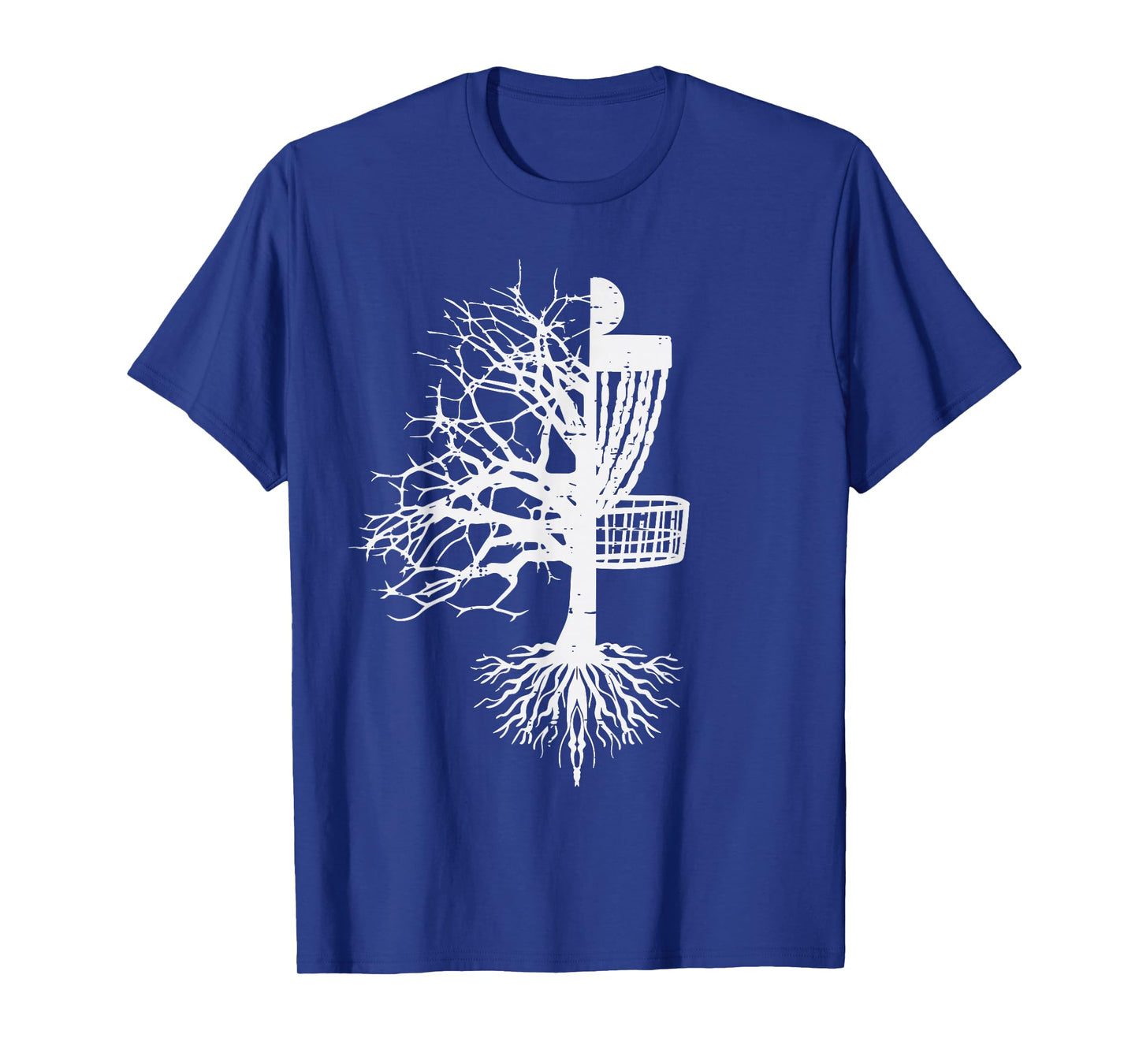 Half Disc Golf Basket Tree Funny Frisbee Frolf Men Women Kid T-Shirt