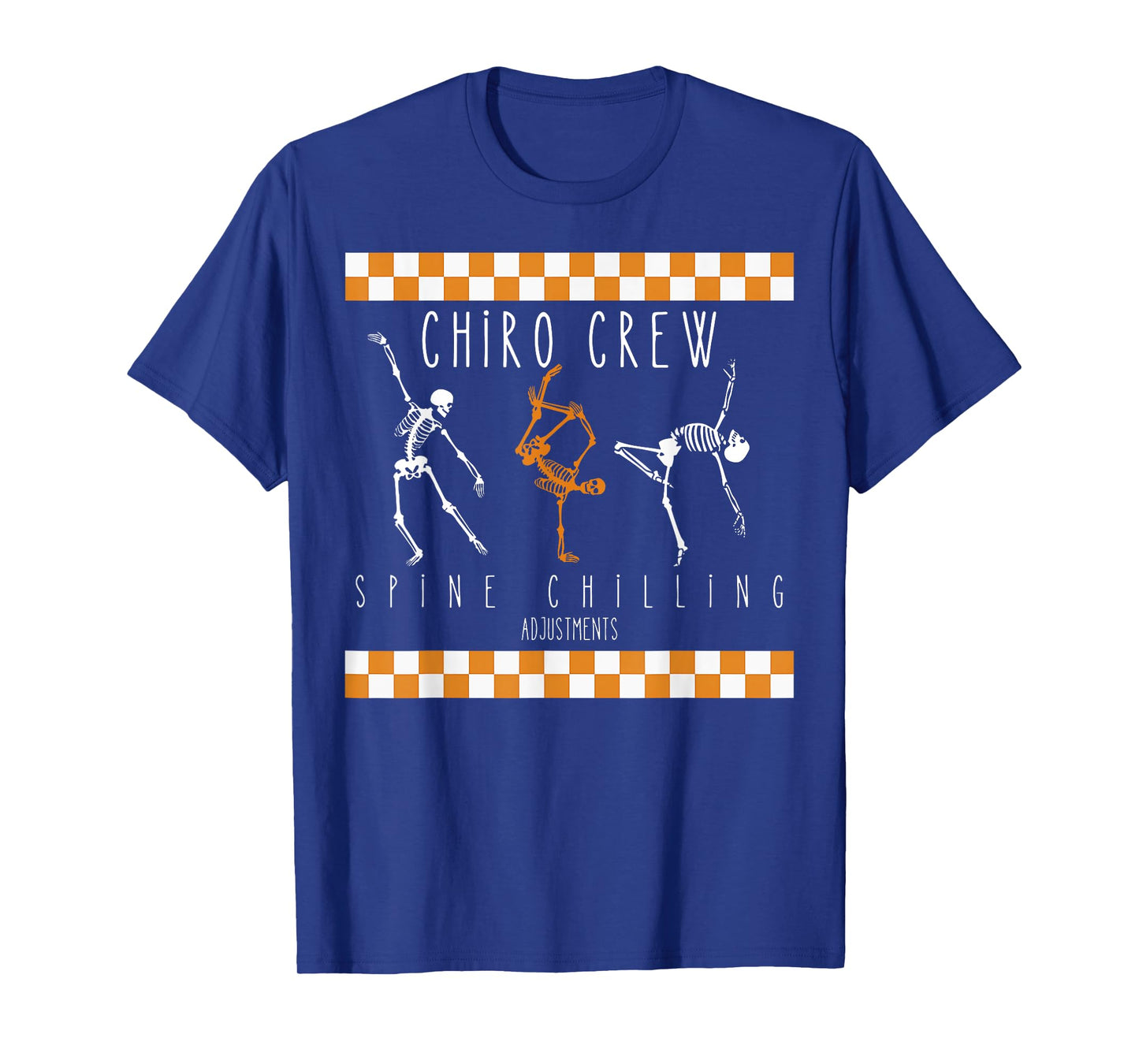Skeleton Dancing Chiro Crew Chiropractor Halloween Costume T-Shirt