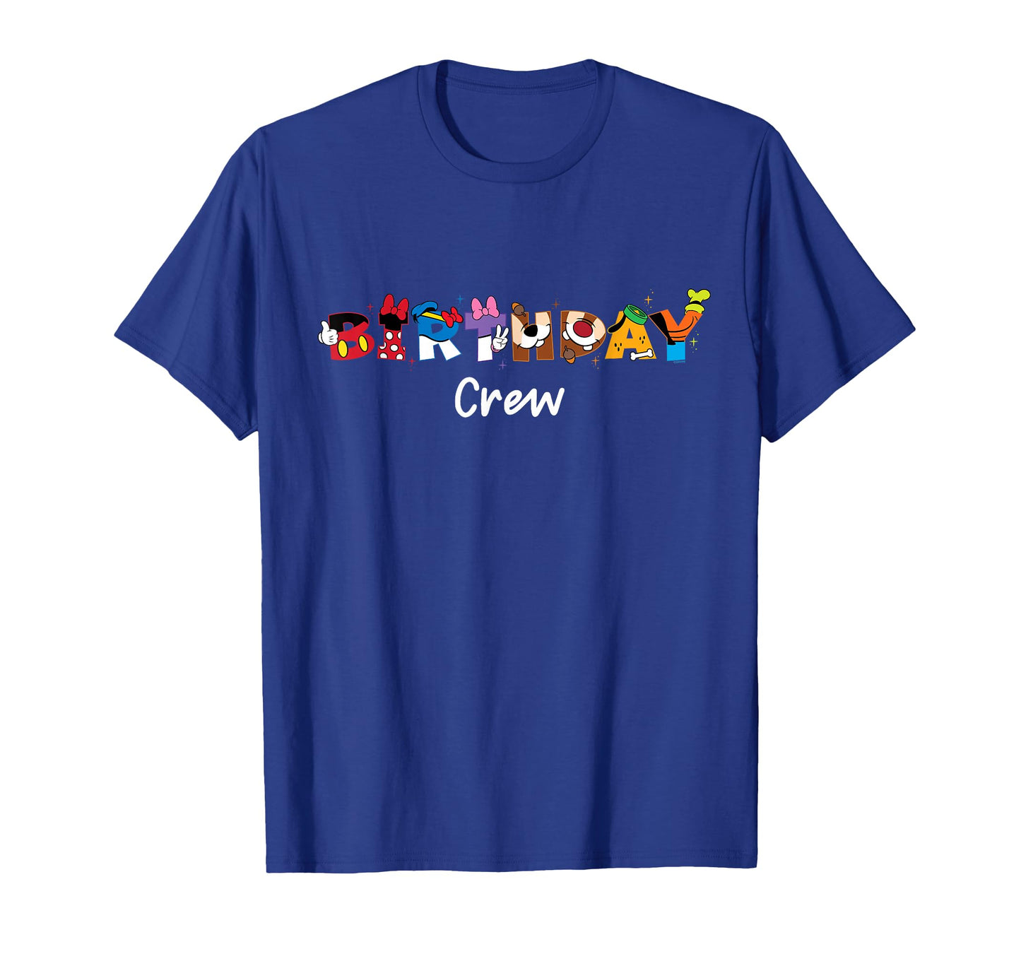 Disney Mickey Mouse and Friends "Birthday Crew" Party Squad T-Shirt