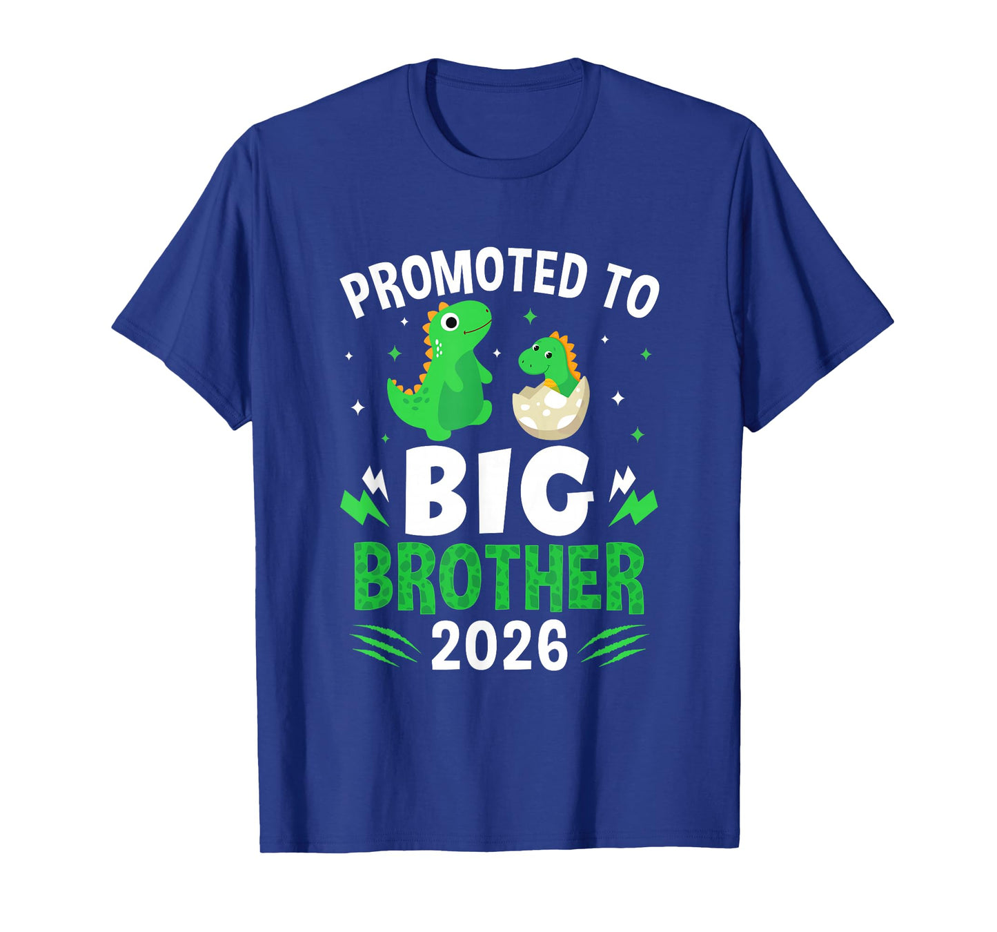 Promoted to Big Brother 2026 Dinosaur T-Rex Boys Kids T-Shirt