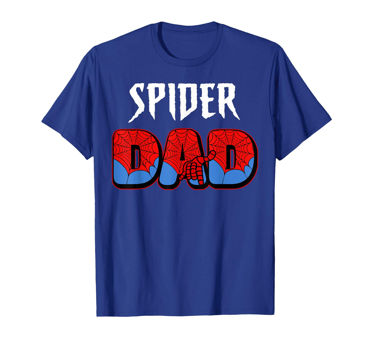 Mens Spider Dad Design Father's Day Matching Family Birthday T-Shirt