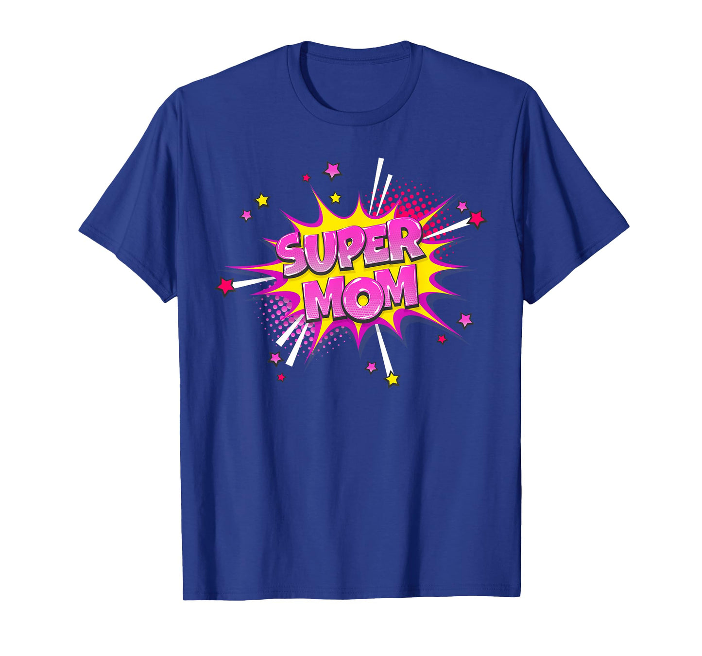 Super Mom Shirt Mama Mothers Day Mommy Vintage Mom Comic T-Shirt