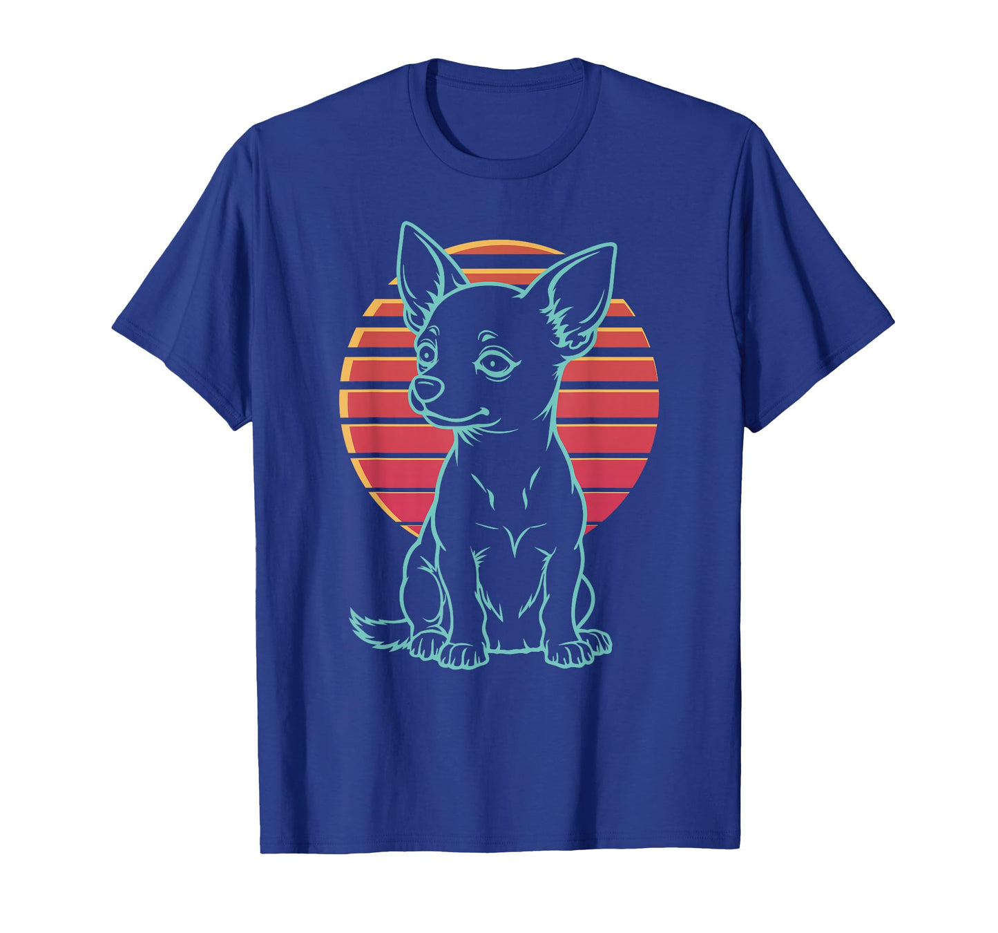 Chihuahua Lover Dog Owner Retro Synthwave 80s T-Shirt